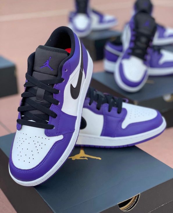 NIKE JORDAN RETRO 1 LOW CURT PURPLE