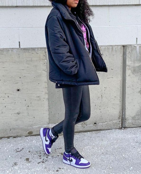 NIKE JORDAN RETRO 1 LOW CURT PURPLE - Image 2