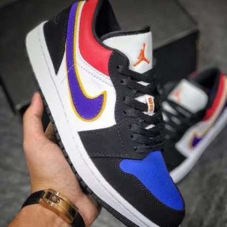 NIKE JORDAN RETRO 1 LOW LAKERS TOP