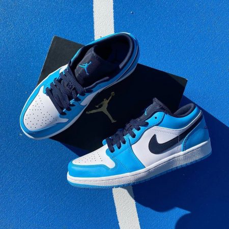 NIKE JORDAN RETRO 1 LOW UNIVERSITY BLUE