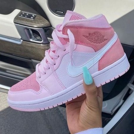NIKE JORDAN RETRO 1 MID DIGITAL PINK