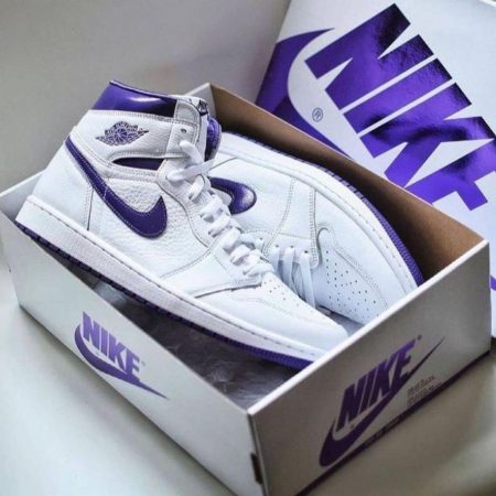 NIKE JORDAN RETRO 1 PURPLE COURT