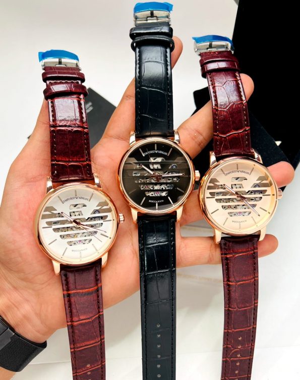 A SPORTY EMPORIO ARMANI EQUIPPED WITH ROSE CASE FIGURES DIAL DESIGNED FOR MEN - Image 2