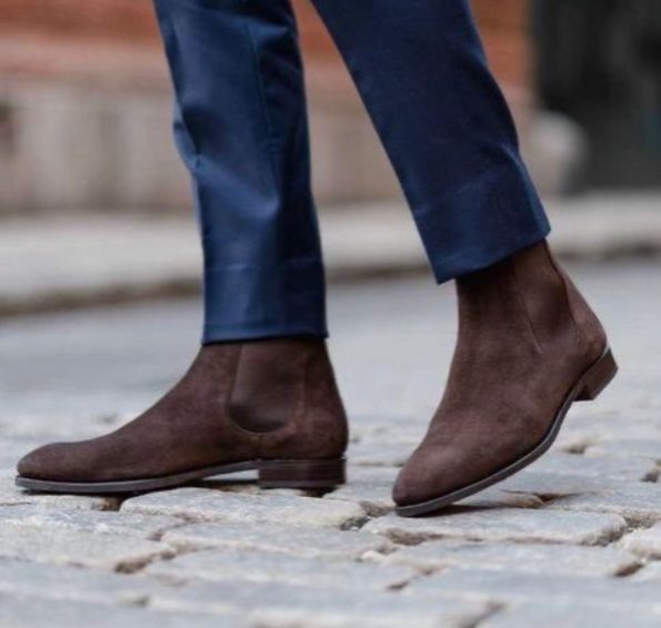 ALBERTO FERMANI CHELSEA SUEDE BOOTS - Image 4