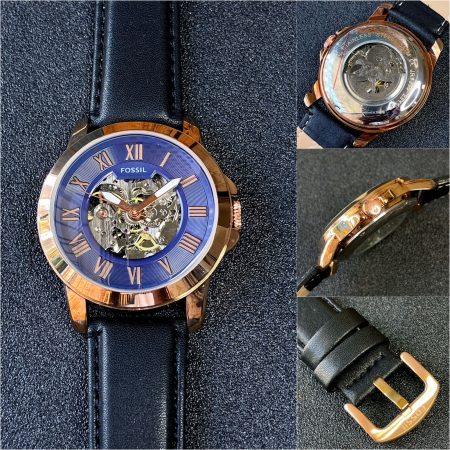 FOSSIL GRANT AUTOMATIC SKELETON WATCH ME3093