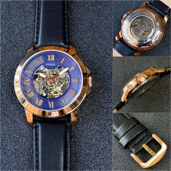 FOSSIL GRANT AUTOMATIC SKELETON WATCH ME3093