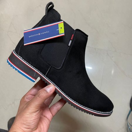 TOMMY HILFIGER SUEDE CHELSEA BOOTS