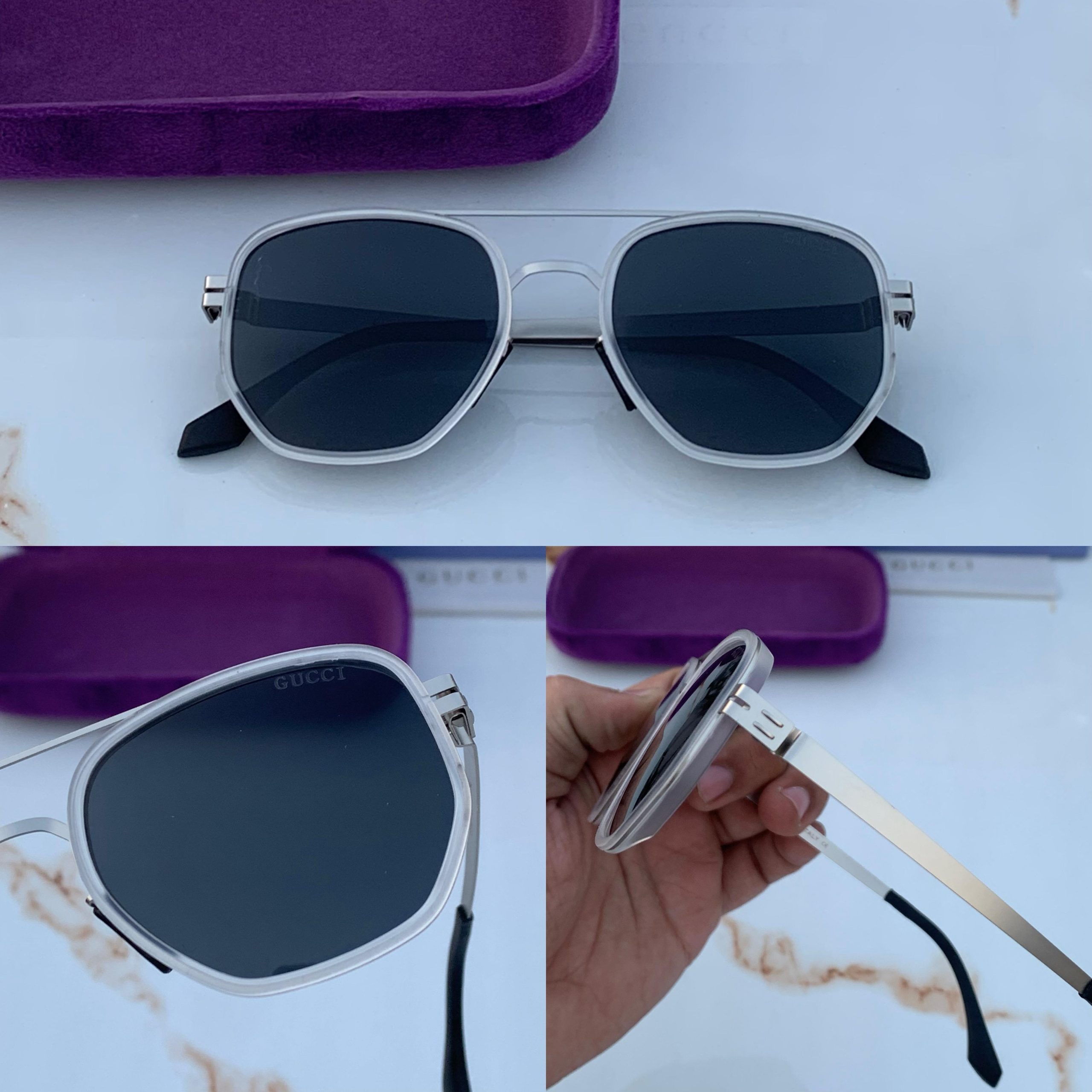 GUCCI 011 WHITE BLACK