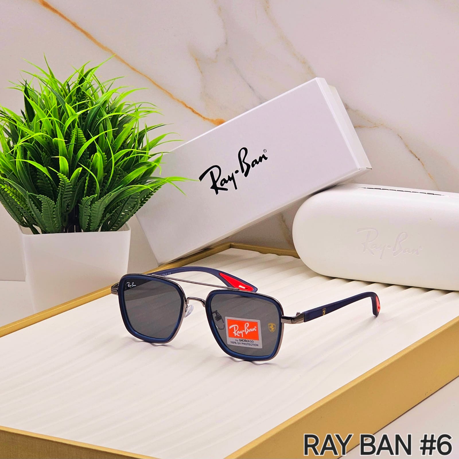 RAYBANN SQUARE METAL