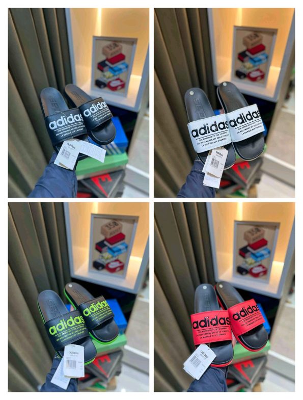 ADIDAS ADILETTE SOFTBED PREMIUM FLIP-FLOPS GLOSSY PRINT