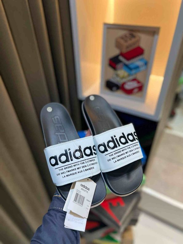 ADIDAS ADILETTE SOFTBED PREMIUM FLIP-FLOPS GLOSSY PRINT - Image 5