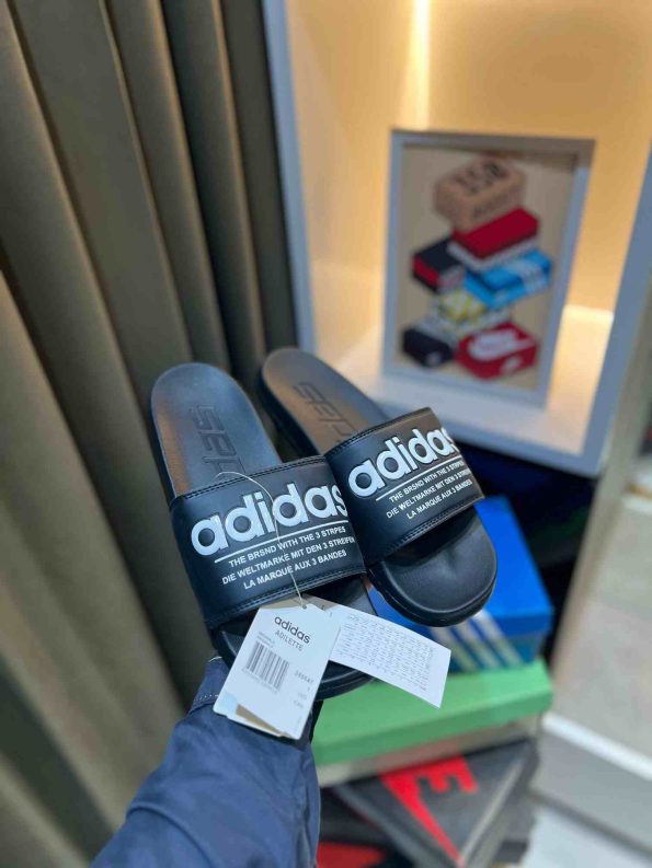 ADIDAS ADILETTE SOFTBED PREMIUM FLIP-FLOPS GLOSSY PRINT - Image 4