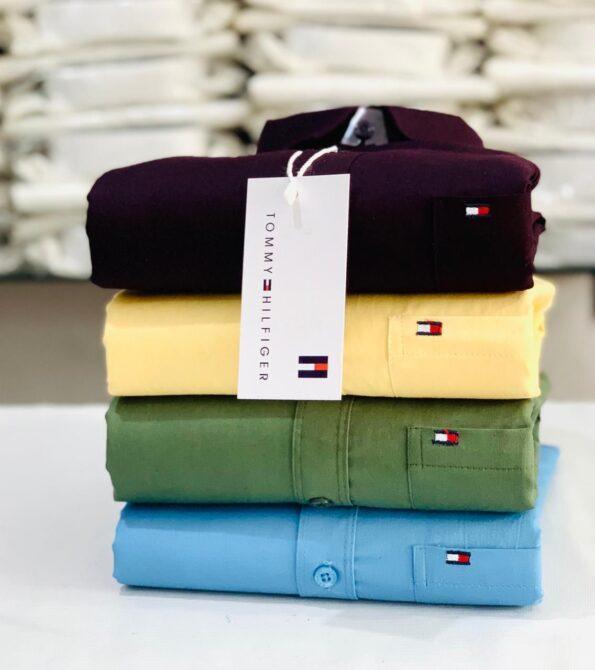 TOMMY HILFIGER PLAIN SHIRT - Image 9