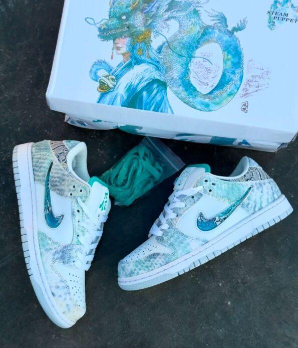 NIKE SB DUNK LOW X STEAM PUPPET YEAR OF THE DRAGON - Image 3