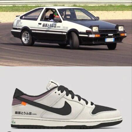 NIKE SB DUNK LOW INITIAL TOYOTA AE 86