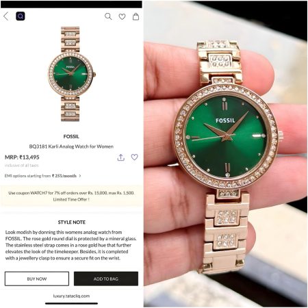 Fossil Karli BQ3337 women's watch