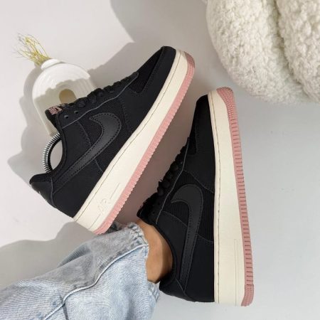 Nike Airforce 1 Low Black Red Starbust"