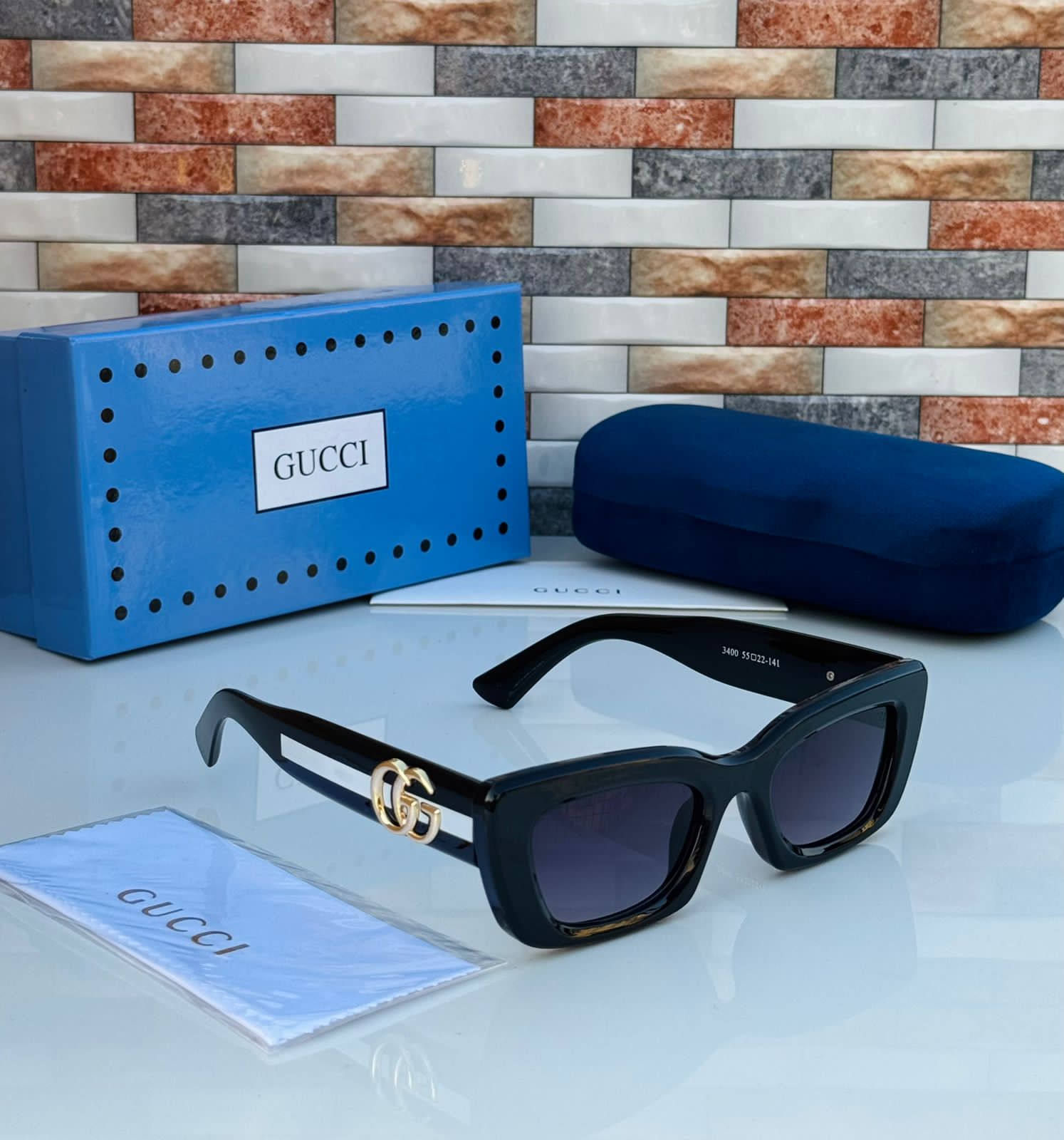 GUCCI SUNGLASSES UNISEX MODEL 7a Quality Replicas are the first copy products such as copycats shoes, watches, clothing, bags, and electronics. GUCCI SUNGLASSES UNISEX MODEL - Image 11