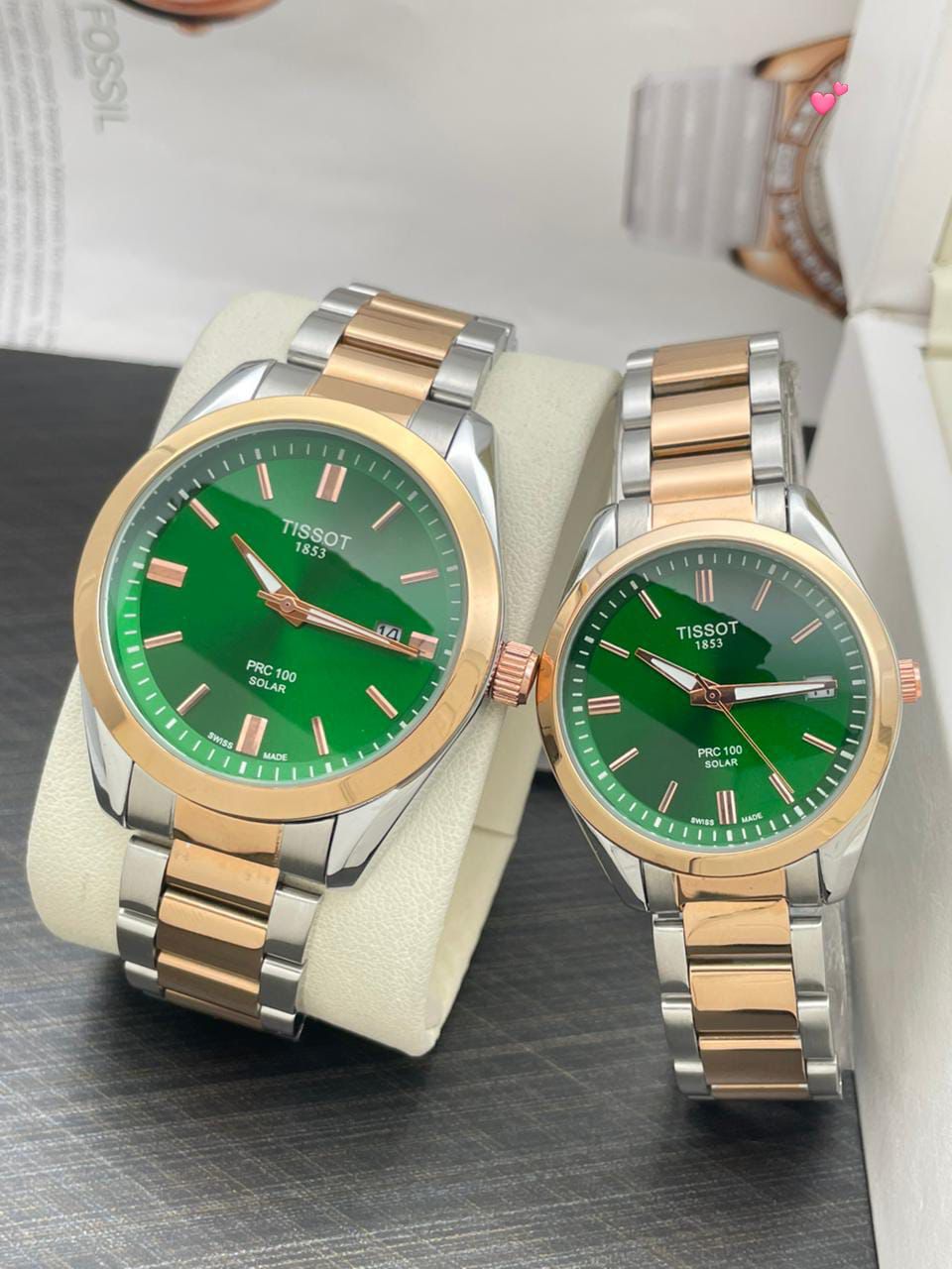 TISSOT couple watch 7a Quality Replicas are the first copy products such as copycats shoes, watches, clothing, bags, and electronics. TISSOT couple watch - Image 4
