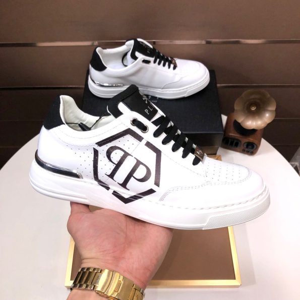 PHILIPP PLEIN HEXAGON PREMIUM LEATHER SNEAKER - Image 6