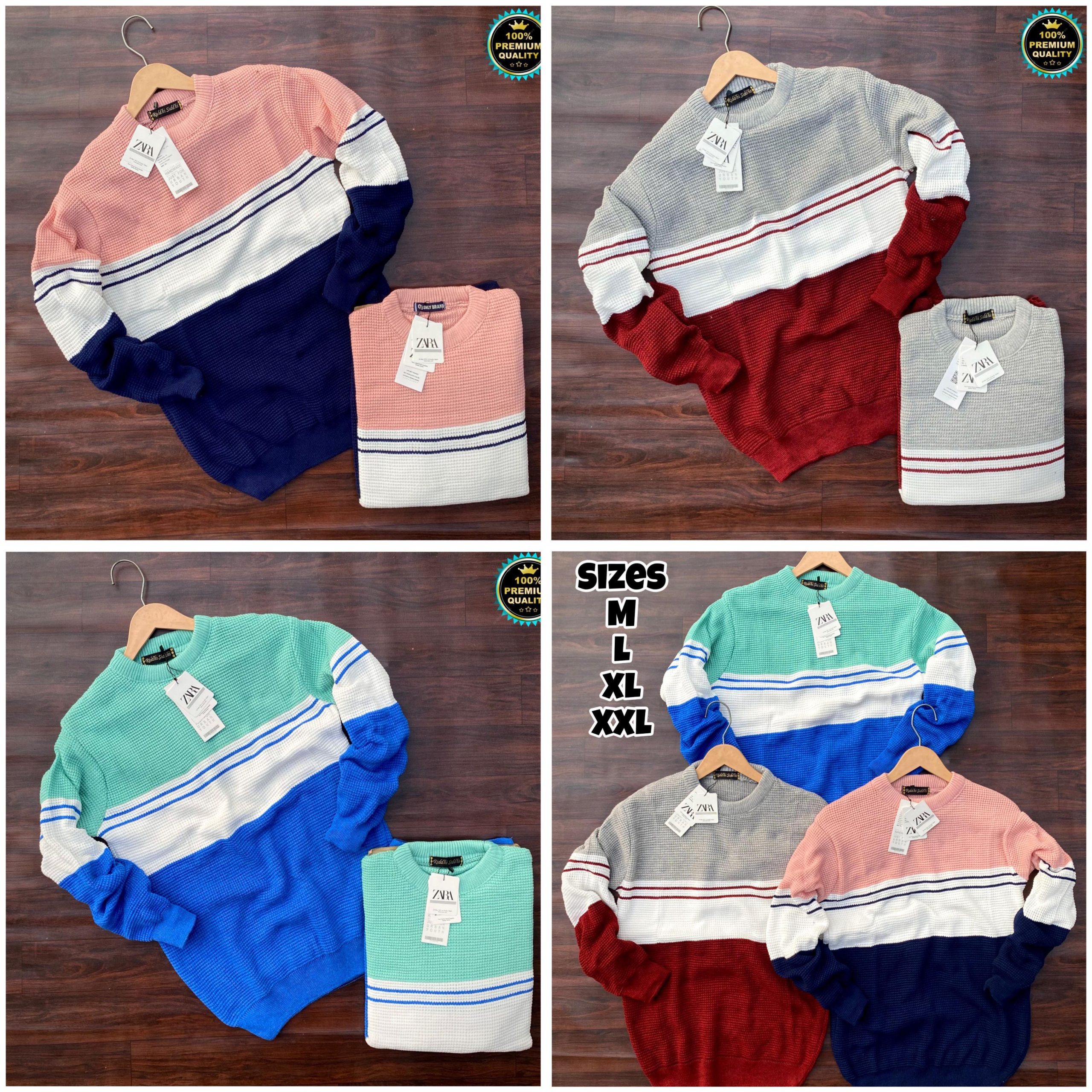 BRAND - ZARA WOOLEN PULLOVERS 7a Quality Replicas are the first copy products such as copycats shoes, watches, clothing, bags, and electronics. BRAND - ZARA WOOLEN PULLOVERS - Image 3