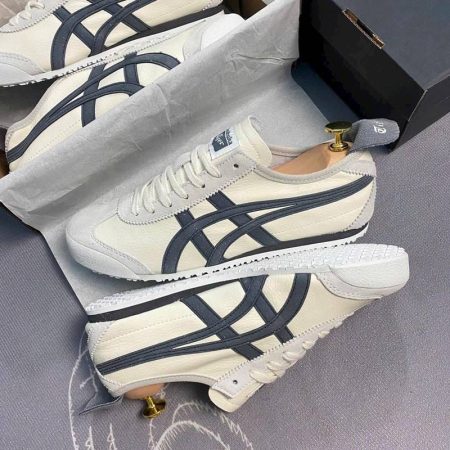 Mexico 66 Beige Navy Sneakers For Mens