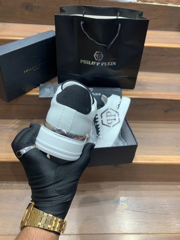 PHILIPP PLEIN HEXAGON PREMIUM LEATHER SNEAKER - Image 7