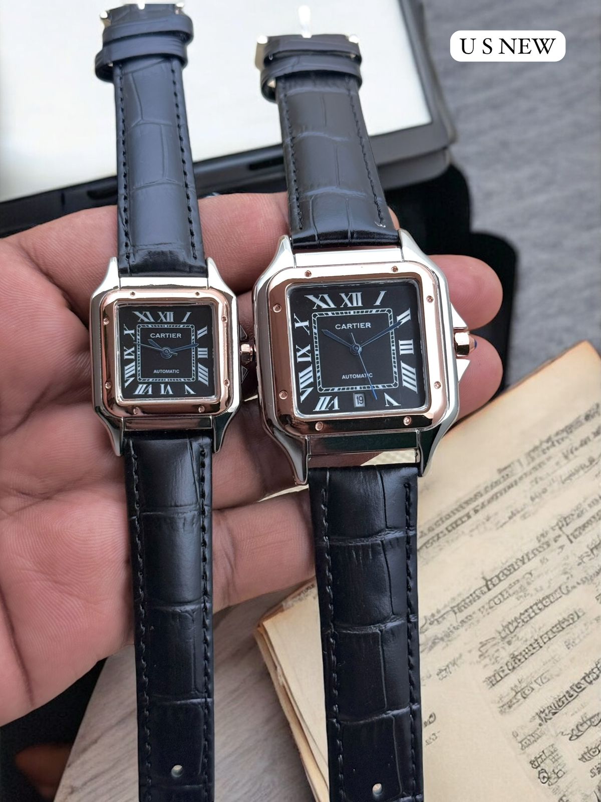 CARTIER COUPLE WATCHES 7a Quality Replicas are the first copy products such as copycats shoes, watches, clothing, bags, and electronics. CARTIER COUPLE WATCHES - Image 4