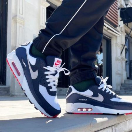 NIKE AIRMAX 90 OBSIDIAN TRACK RED
