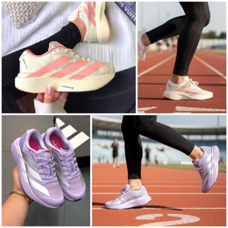 ADIDAS ADIZERO EVO SL VANILLA PINK & POWDER PURPLE