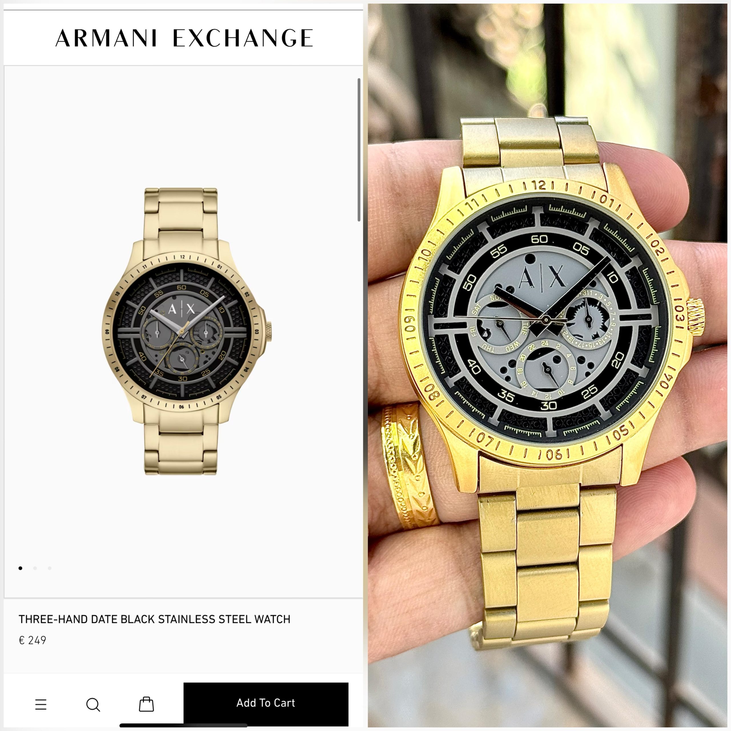 Armani Exchange AX2461 7a Quality Replicas are the first copy products such as copycats shoes, watches, clothing, bags, and electronics. Armani Exchange AX2461