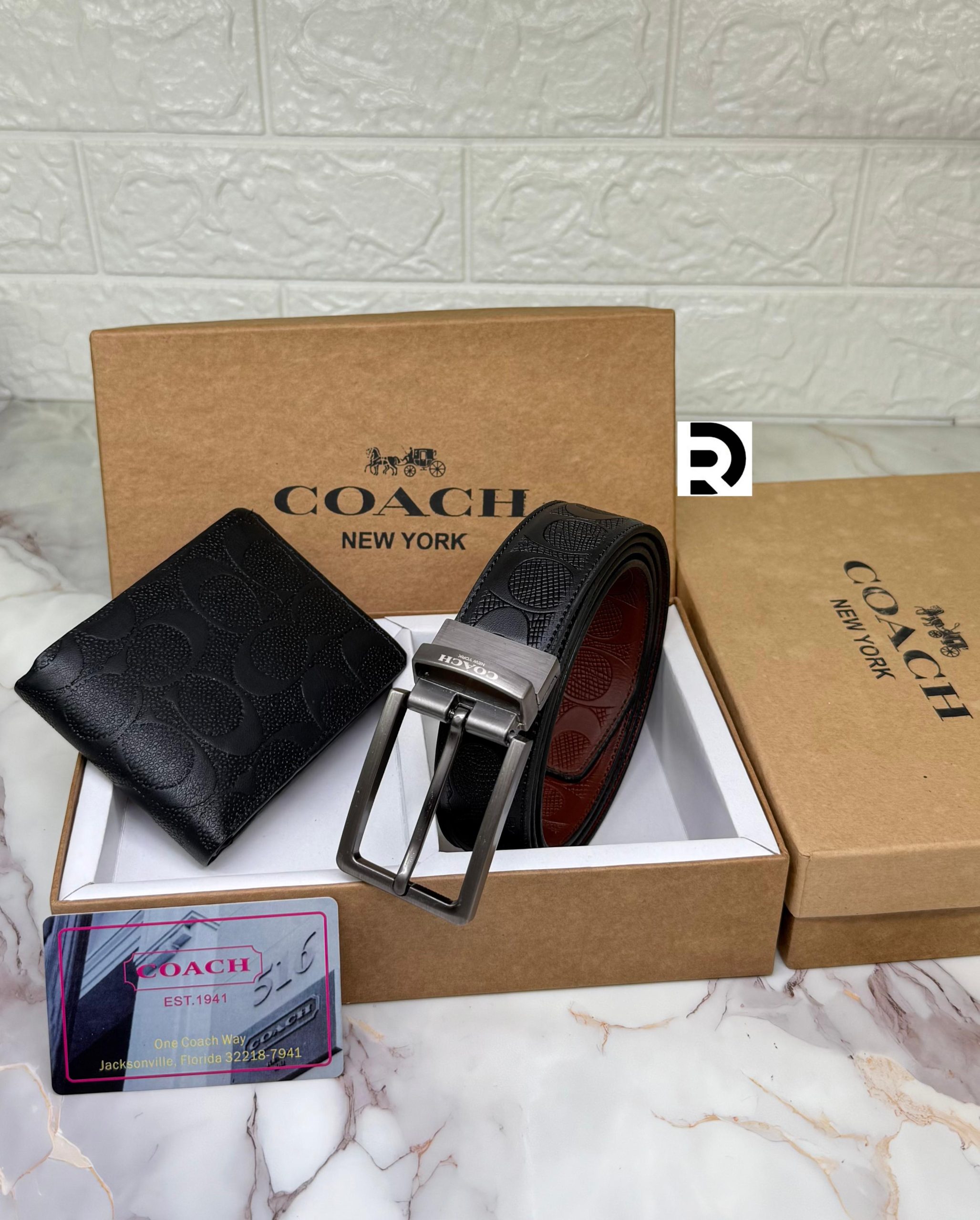 COACH New Arrival Belt + Wallet ✓ Reversible Belt 7a Quality Replicas are the first copy products such as copycats shoes, watches, clothing, bags, and electronics. COACH New Arrival Belt + Wallet ✓ Reversible Belt - Image 8