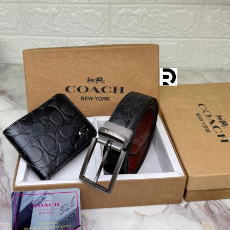 COACH New Arrival Belt + Wallet ✓ Reversible Belt