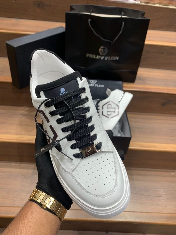 PHILIPP PLEIN HEXAGON PREMIUM LEATHER SNEAKER - Image 2