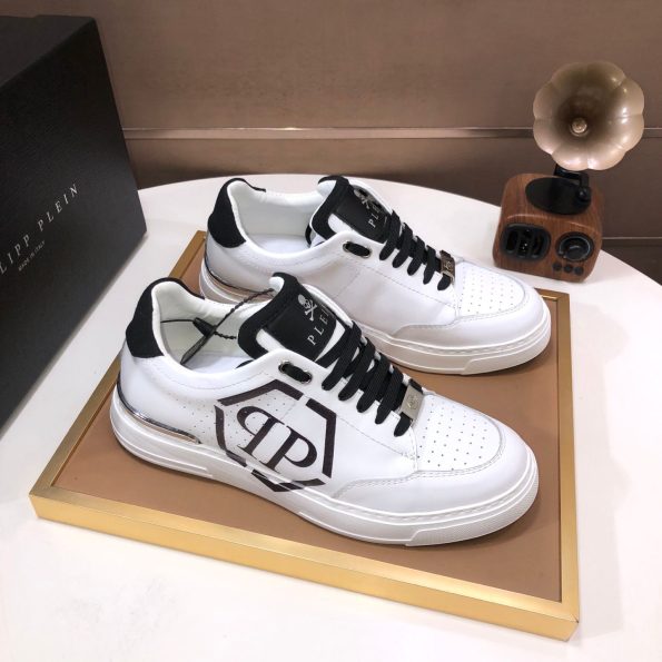 PHILIPP PLEIN HEXAGON PREMIUM LEATHER SNEAKER - Image 11