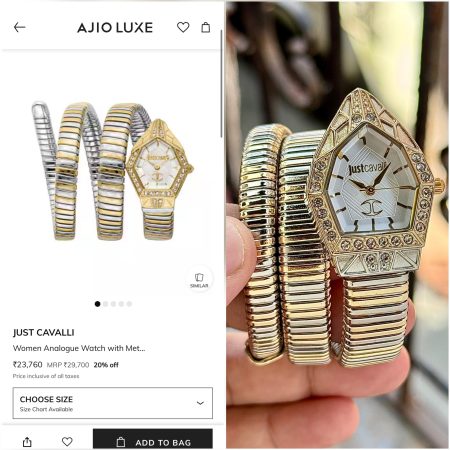 JUST CAVALLI SERPENTINE - THE ICON OF ITALIAN GLAMOUR