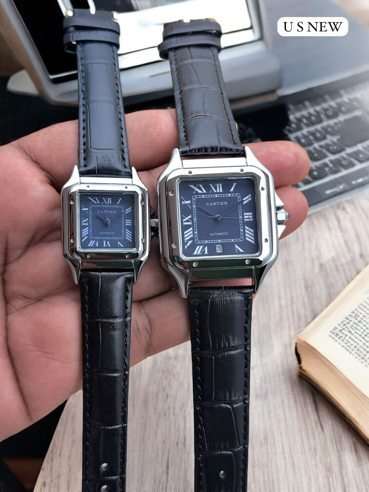 CARTIER COUPLE WATCHES 7a Quality Replicas are the first copy products such as copycats shoes, watches, clothing, bags, and electronics. CARTIER COUPLE WATCHES - Image 3