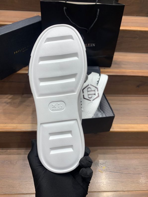 PHILIPP PLEIN HEXAGON PREMIUM LEATHER SNEAKER - Image 5