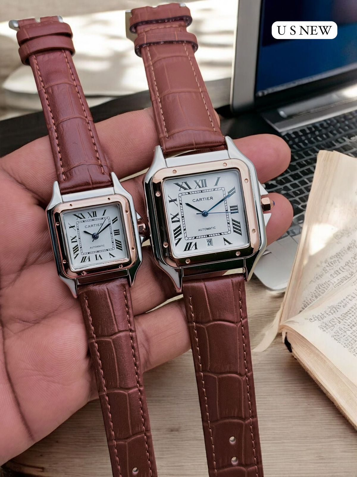CARTIER COUPLE WATCHES 7a Quality Replicas are the first copy products such as copycats shoes, watches, clothing, bags, and electronics. CARTIER COUPLE WATCHES - Image 5