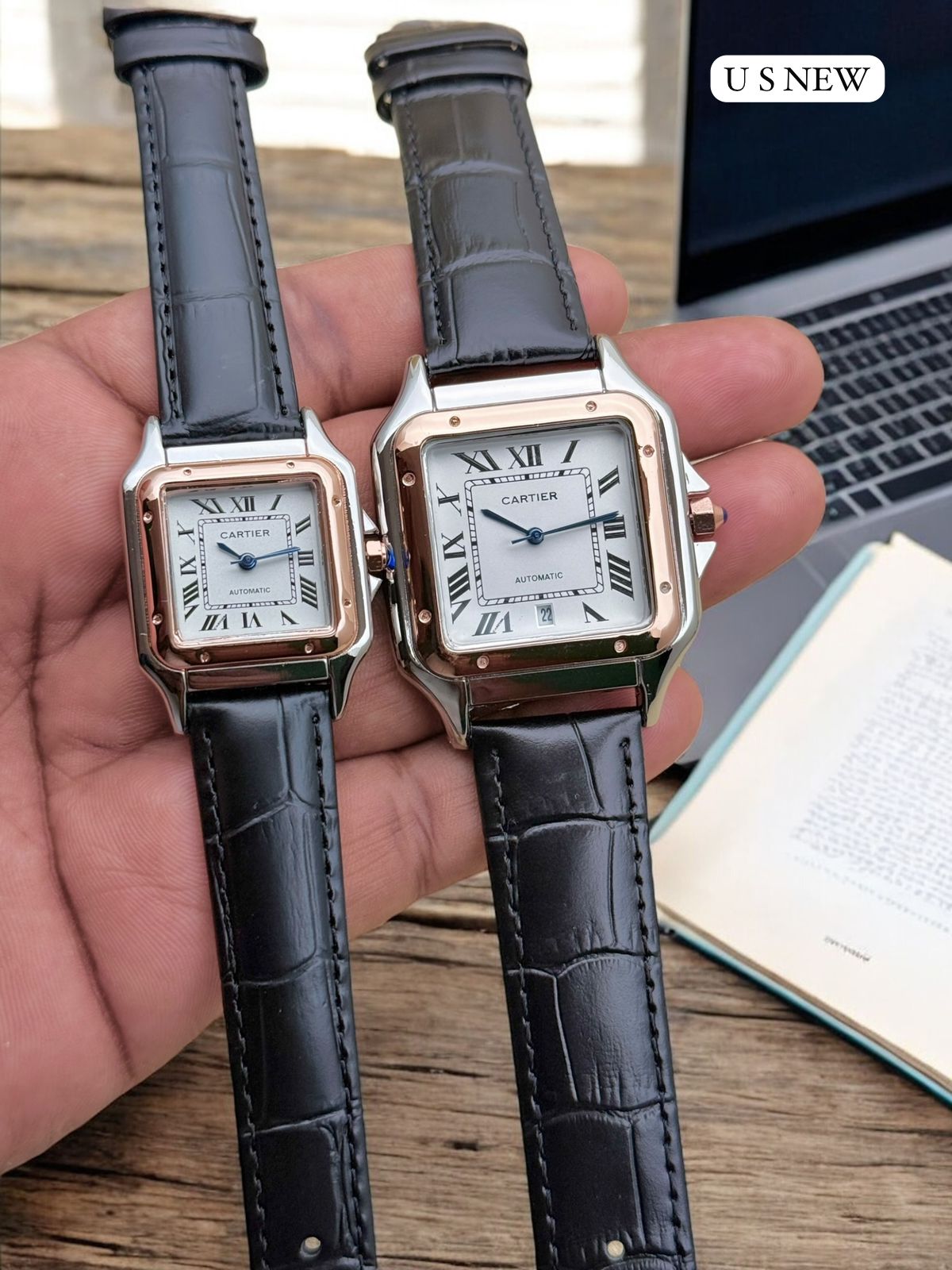 CARTIER COUPLE WATCHES 7a Quality Replicas are the first copy products such as copycats shoes, watches, clothing, bags, and electronics. CARTIER COUPLE WATCHES - Image 8