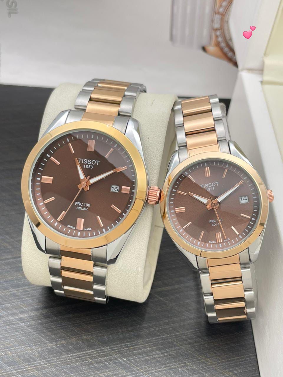 TISSOT couple watch 7a Quality Replicas are the first copy products such as copycats shoes, watches, clothing, bags, and electronics. TISSOT couple watch - Image 5