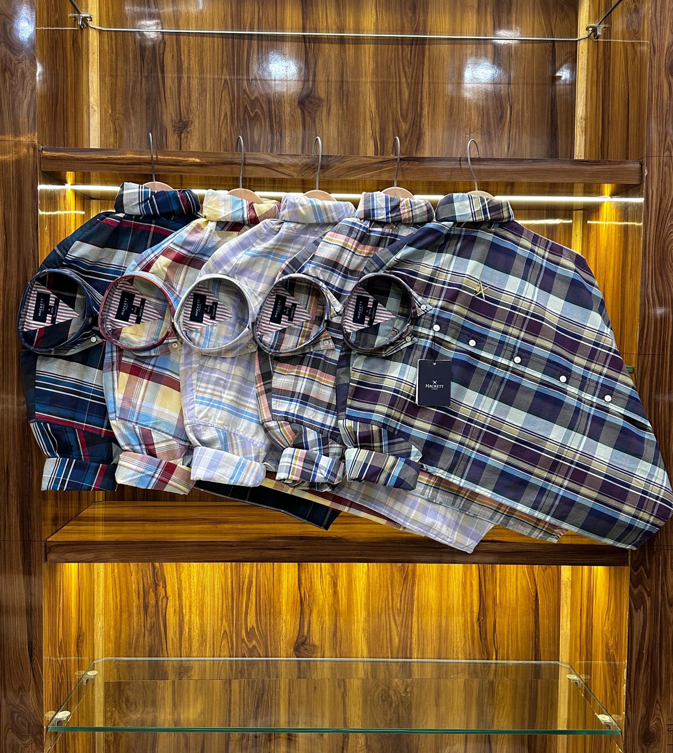 BRAND~HACKETT PREMIUM CHECK SHIRTS. 7a Quality Replicas are the first copy products such as copycats shoes, watches, clothing, bags, and electronics. BRAND~HACKETT PREMIUM CHECK SHIRTS.