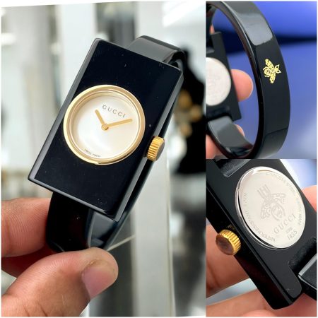Gucci Black & Gold multi color Women's Swiss Watch - Minimalist Luxury