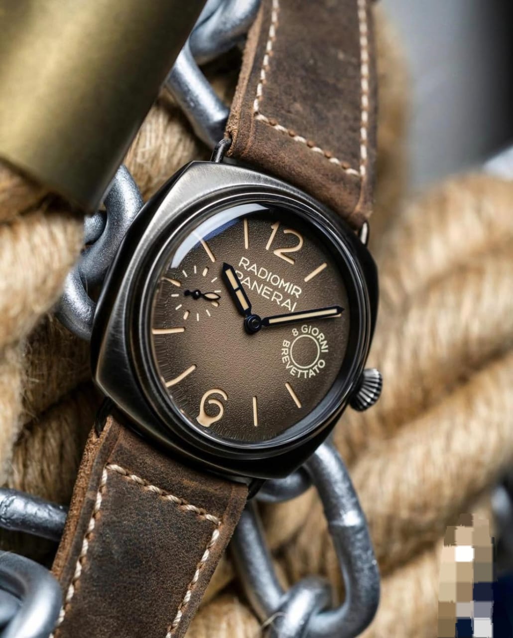 Panerai Radiomir Otto Giorni Brunito Ref.PAM01347 For Him 7a Quality Replicas are the first copy products such as copycats shoes, watches, clothing, bags, and electronics. Panerai Radiomir Otto Giorni Brunito Ref.PAM01347 For Him - Image 2