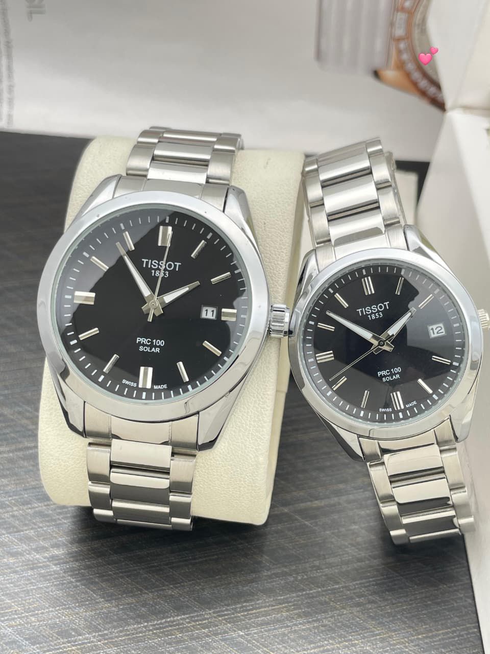 TISSOT couple watch 7a Quality Replicas are the first copy products such as copycats shoes, watches, clothing, bags, and electronics. TISSOT couple watch - Image 6