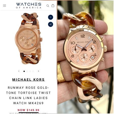 Michael Kors vintage classic Lexington chronograph series Model -MK4269