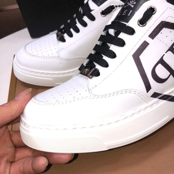 PHILIPP PLEIN HEXAGON PREMIUM LEATHER SNEAKER - Image 12