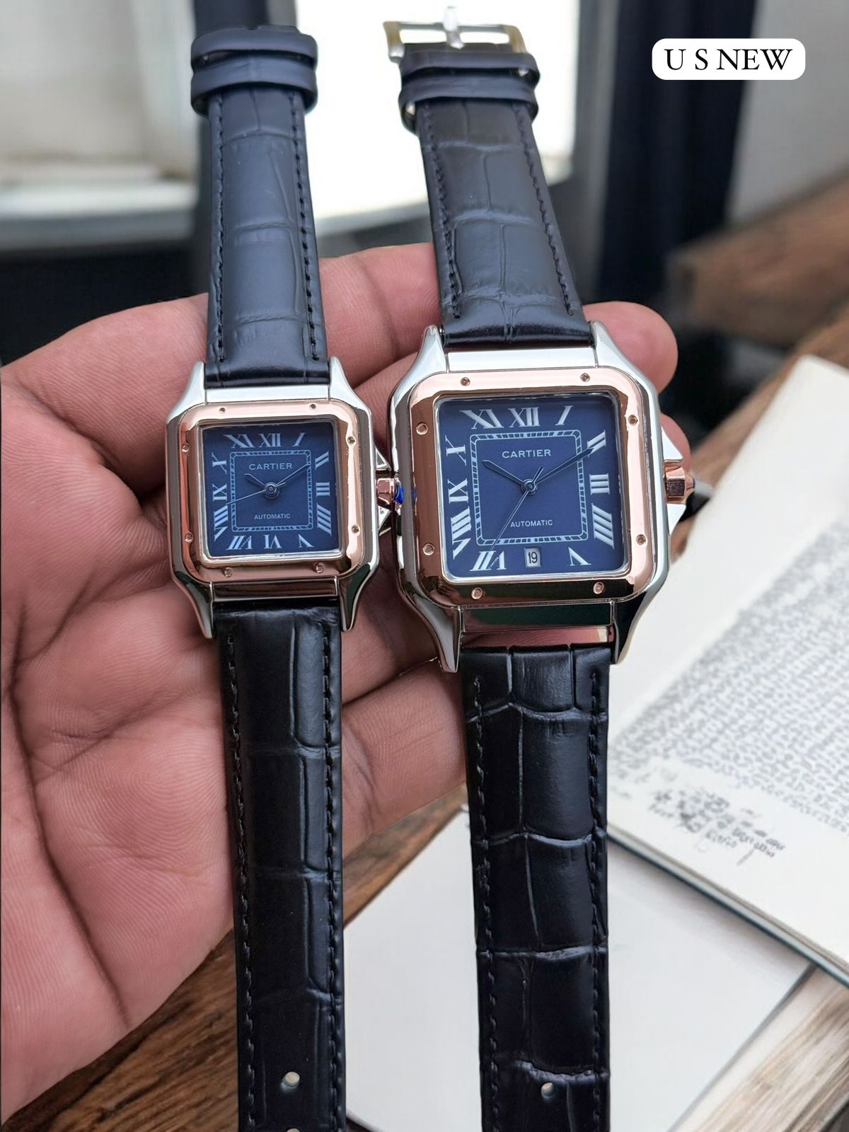 CARTIER COUPLE WATCHES 7a Quality Replicas are the first copy products such as copycats shoes, watches, clothing, bags, and electronics. CARTIER COUPLE WATCHES - Image 7
