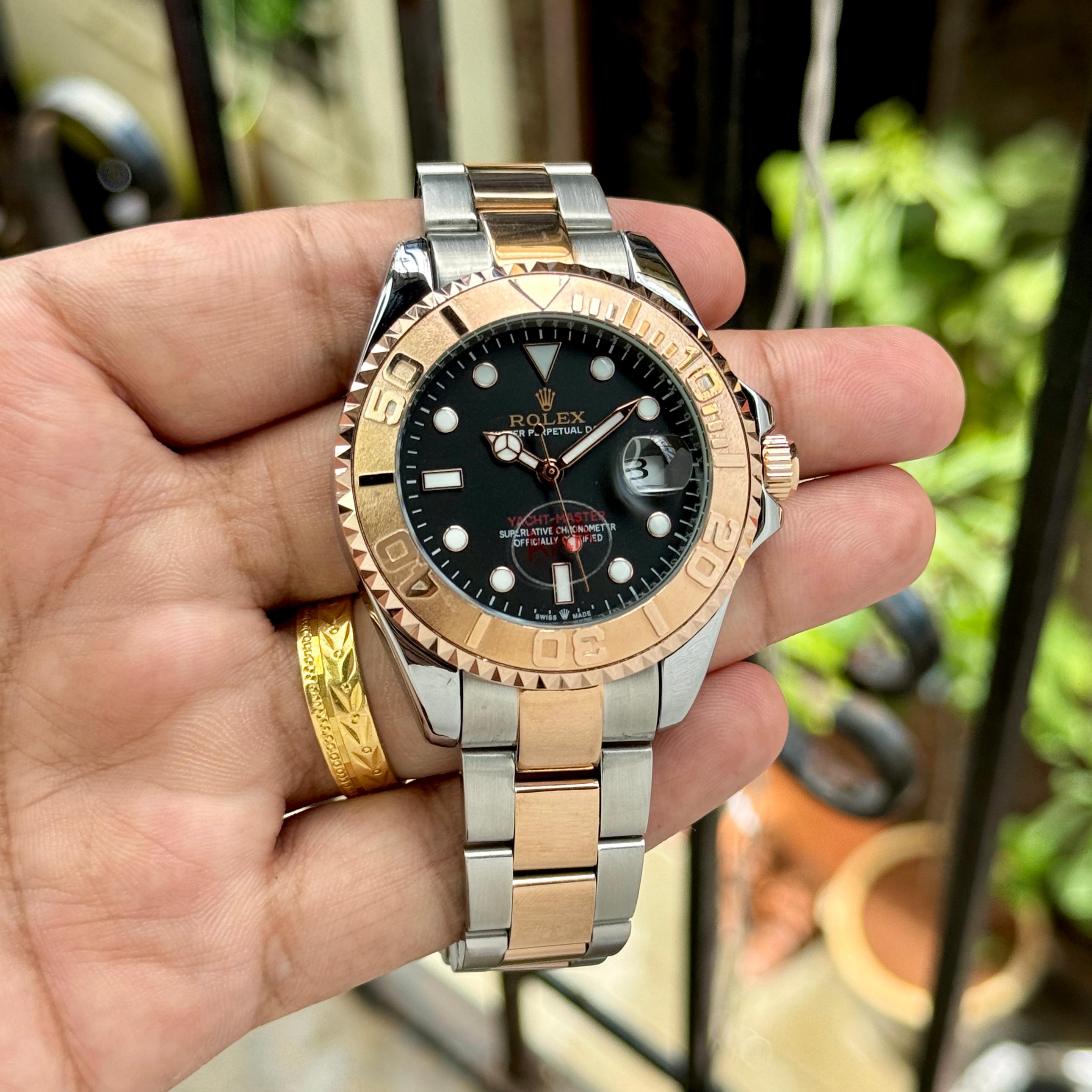 ROLEX YACHT-MASTER 40 - LUXURY THAT COMMANDS THE SEA 7a Quality Replicas are the first copy products such as copycats shoes, watches, clothing, bags, and electronics. ROLEX YACHT-MASTER 40 - LUXURY THAT COMMANDS THE SEA - Image 3