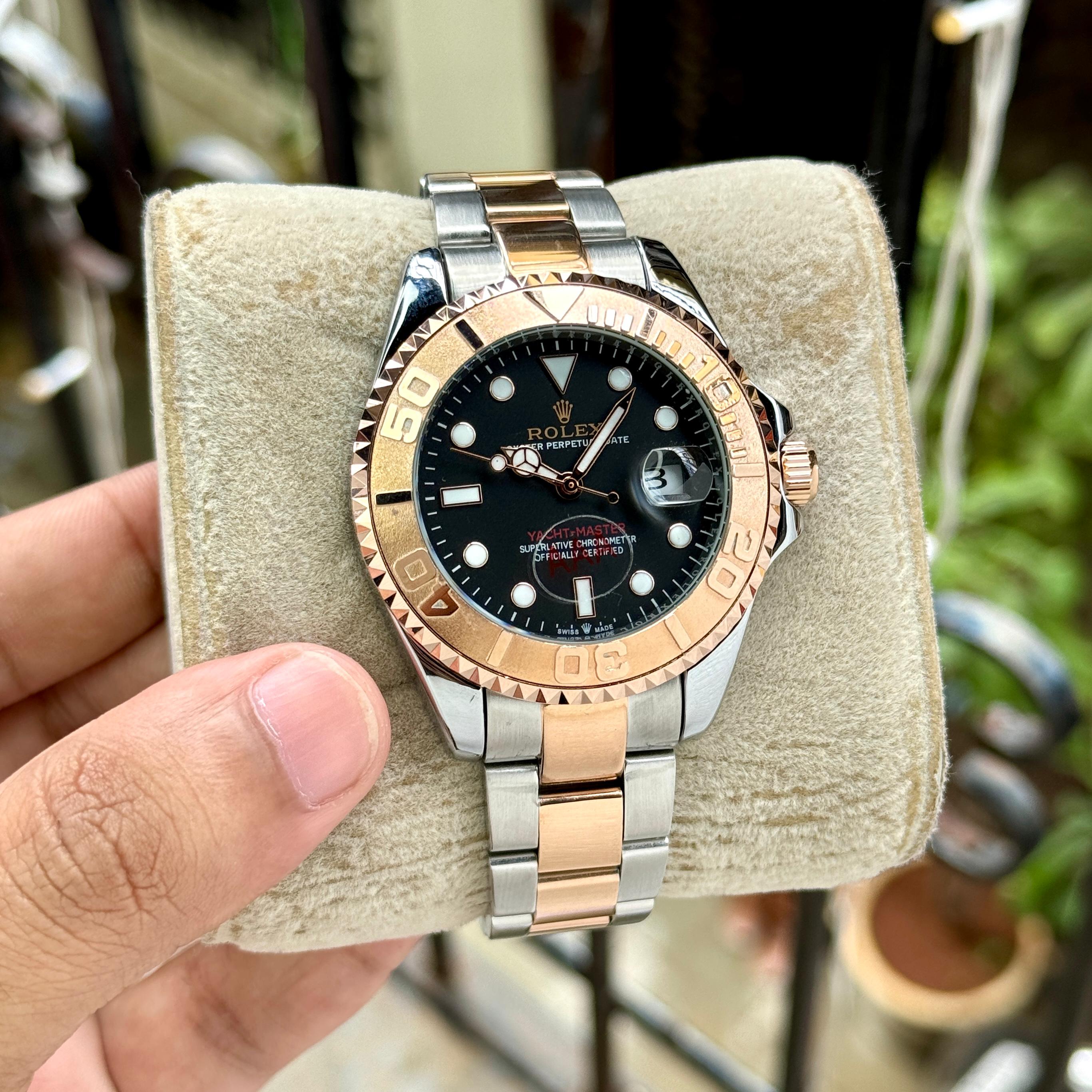 ROLEX YACHT-MASTER 40 - LUXURY THAT COMMANDS THE SEA 7a Quality Replicas are the first copy products such as copycats shoes, watches, clothing, bags, and electronics. ROLEX YACHT-MASTER 40 - LUXURY THAT COMMANDS THE SEA - Image 2